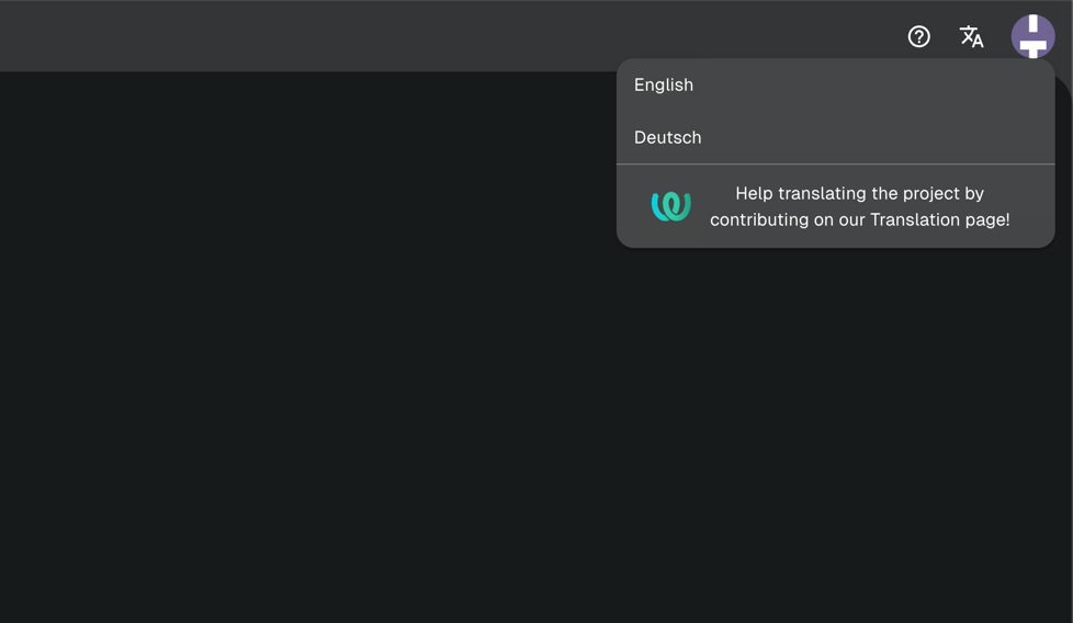 Support for multiple languages.
